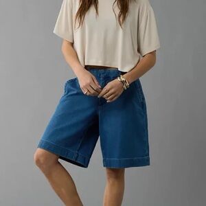 AE Denim Trouser Shorts